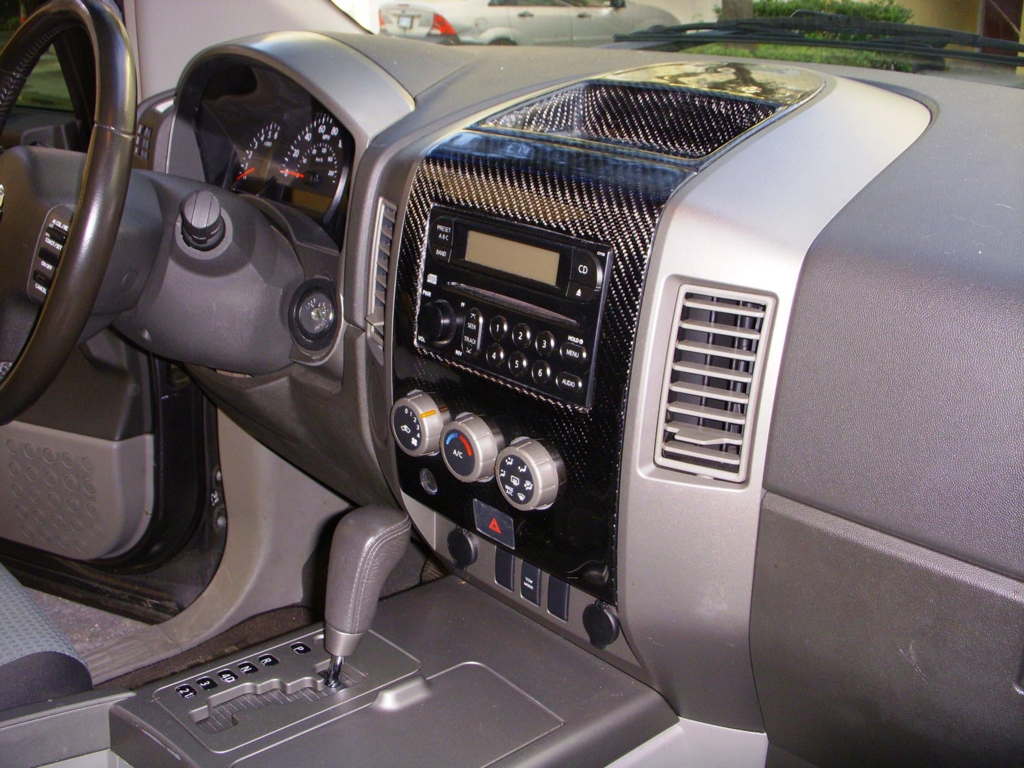 Carbon Fiber Engine Cover And Interior Parts Nissan Titan